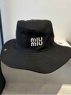 Miu Miu Black Bucket Hat